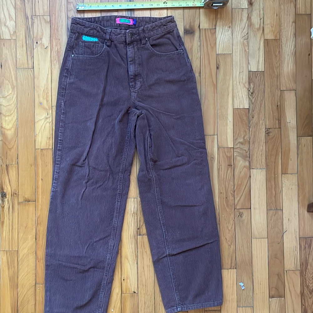 Zumiez Empyre Brown Skate Corduroy Pants, size small